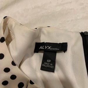 Black and white dress